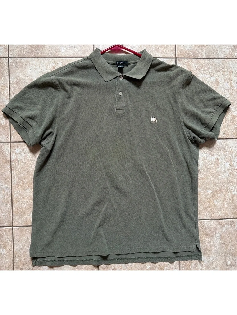 XL - Men - J.Crew Olive Green Polo Shirt